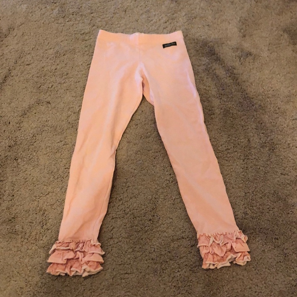 Pink Matilda Jane ruffle pants